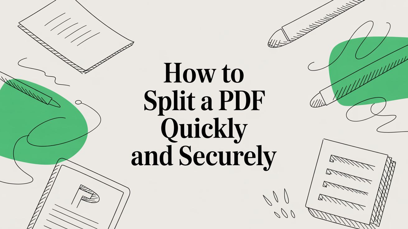 How to Split a PDF Quickly and Securely