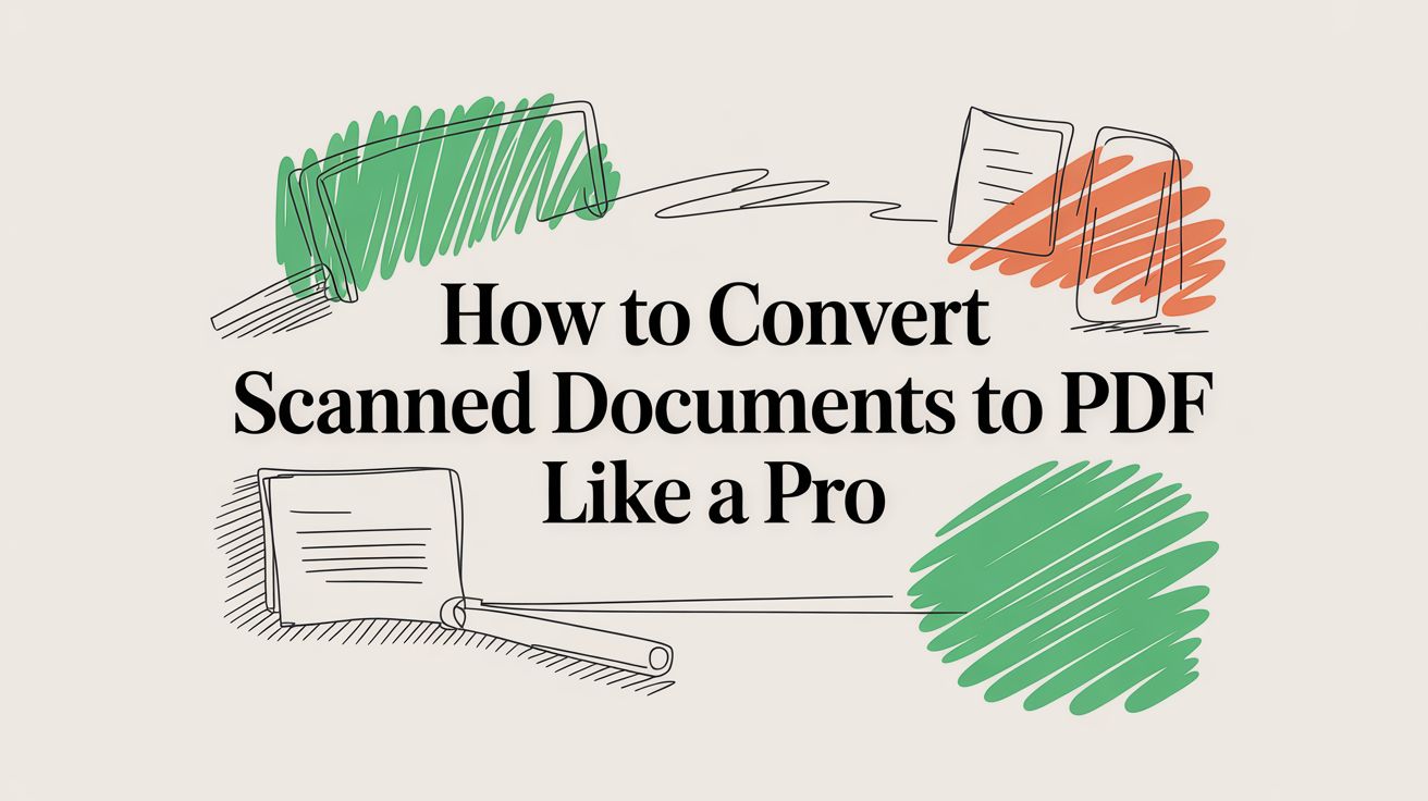 How to Convert Scanned Documents to PDF Like a Pro