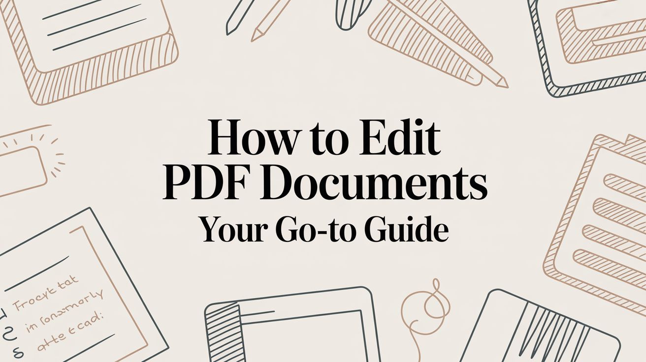 How to Edit PDF Documents Your Go-To Guide