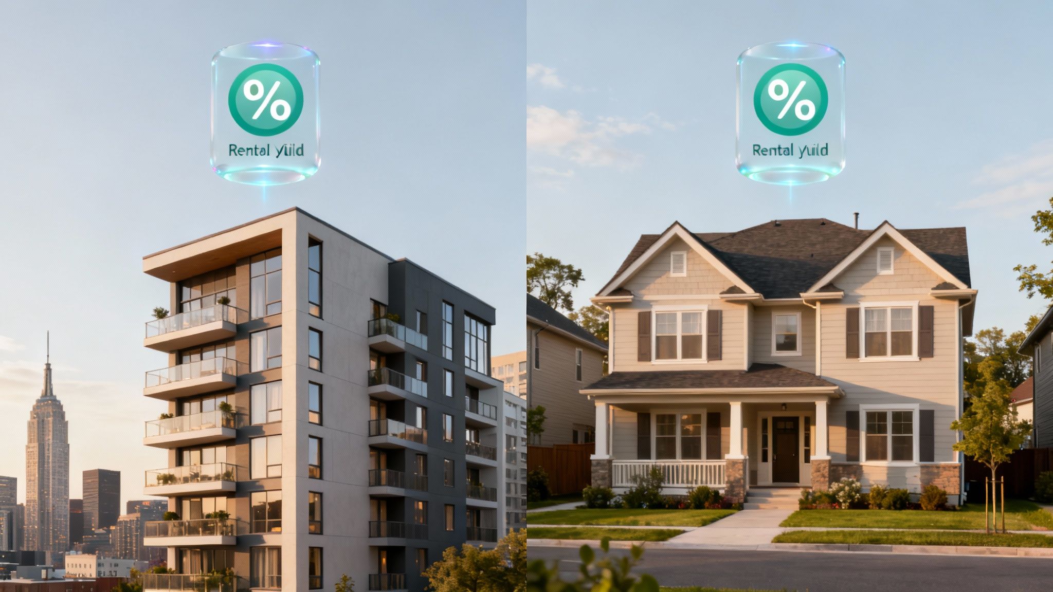 A calculator, house keys, and a pen resting on architectural blueprints, symbolizing real estate investment planning.
