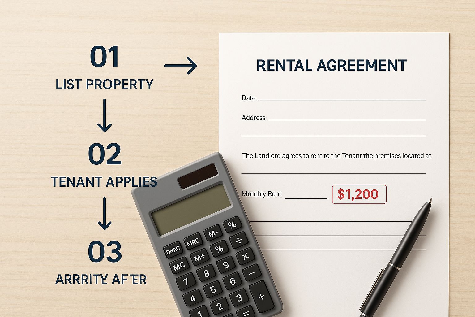 Infographic about rental property cash flow
