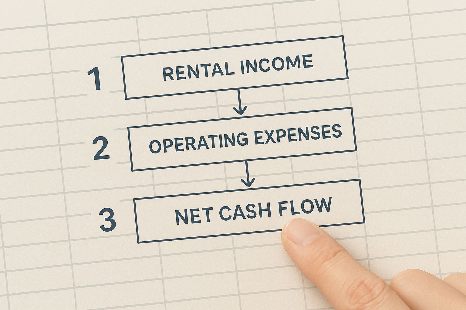 Infographic about real estate investment analysis spreadsheet