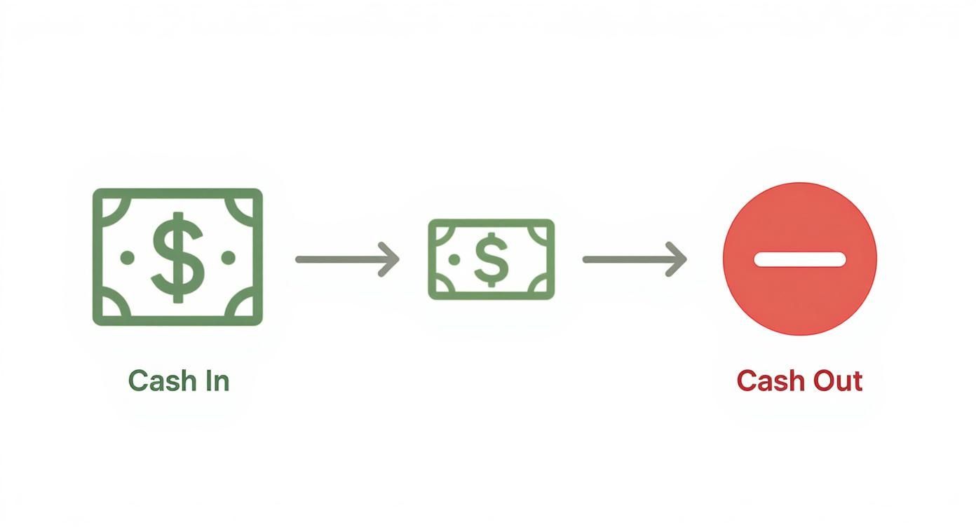 Infographic about cash flow calculator
