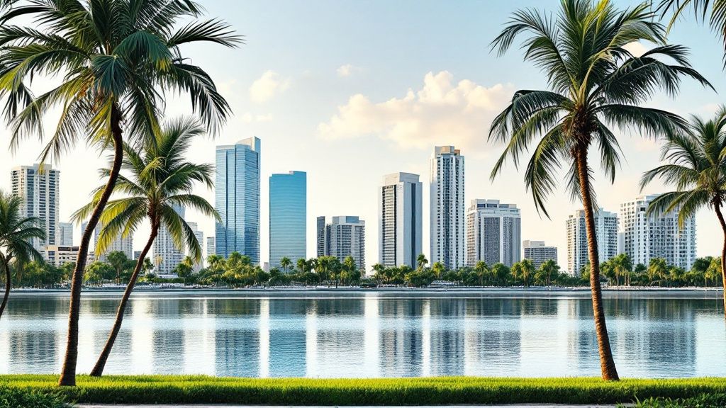 Infographic showing key data about Tampa Bay, Florida