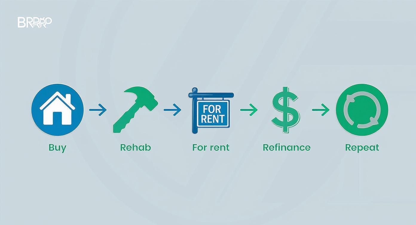 Infographic about what is the brrrr method