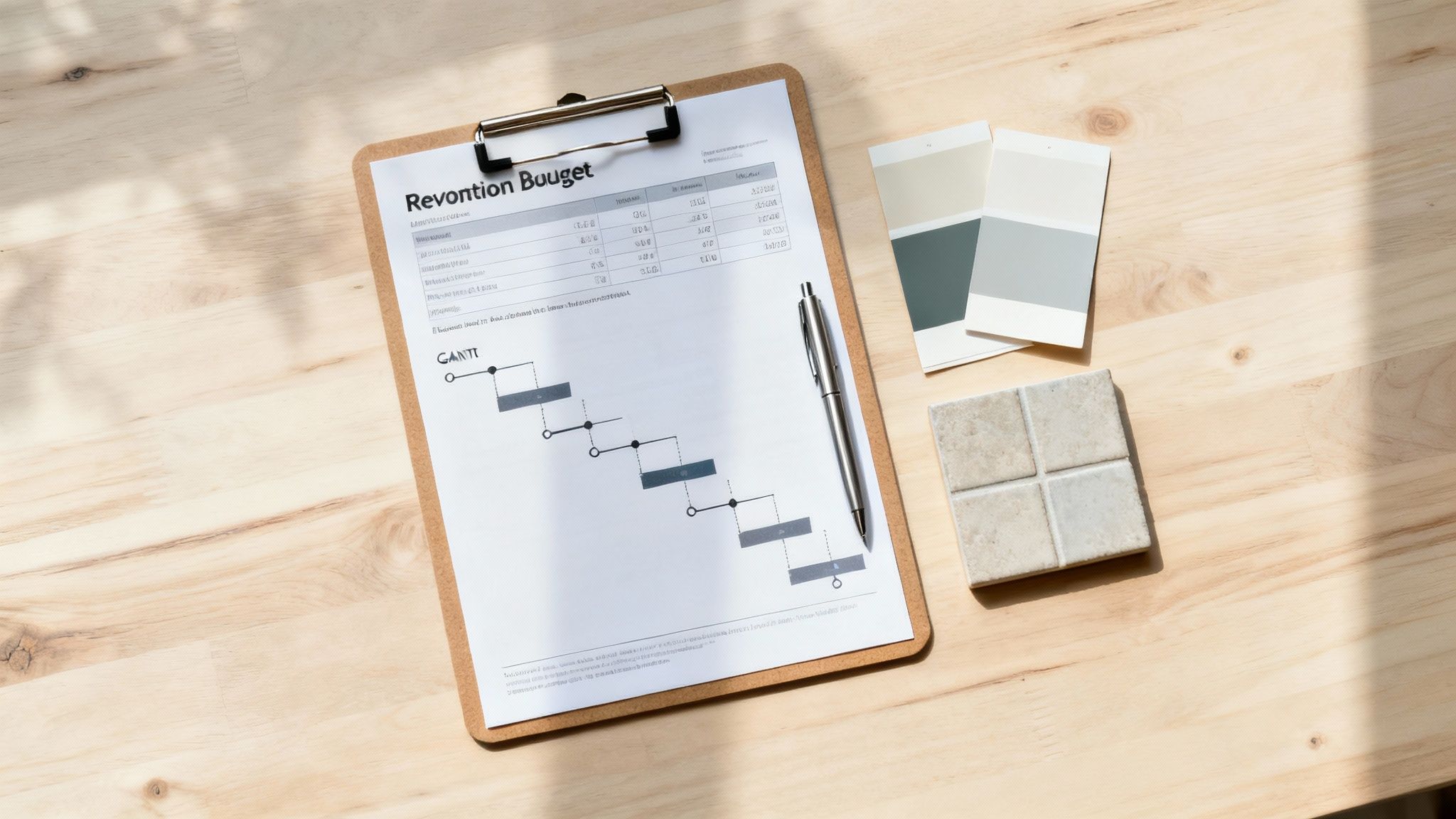 Create Detailed Renovation Budget and Timeline