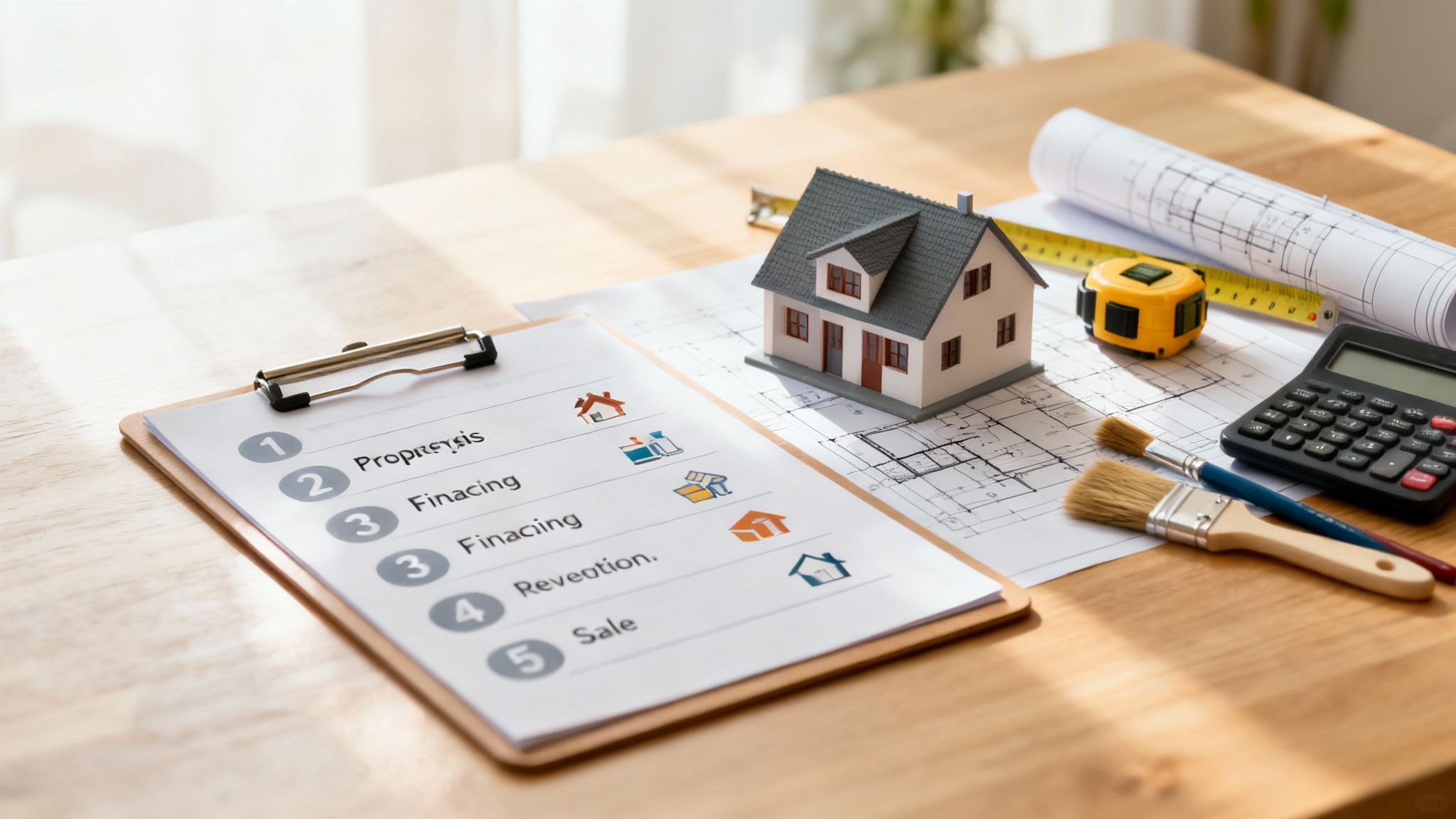 Your Ultimate House Flipping Checklist: 10 Steps for 2025