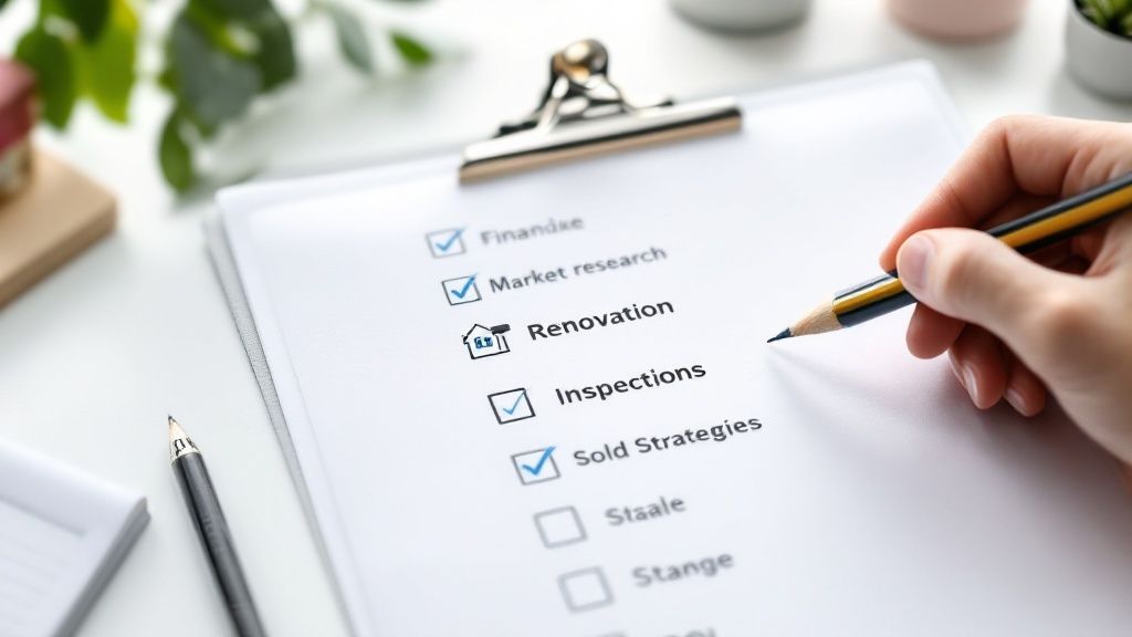 The Ultimate Checklist for Flipping Houses: A Step-by-Step Guide