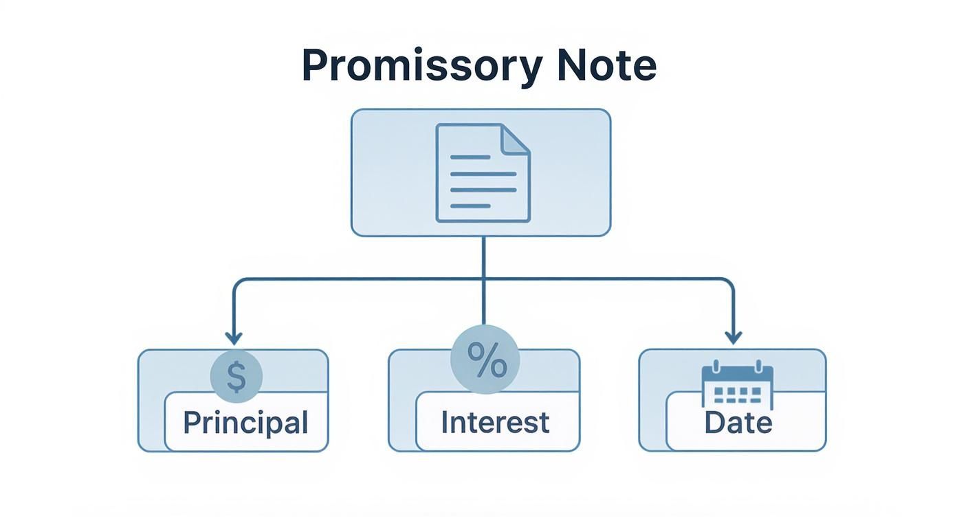 Infographic about mortgage promissory notes