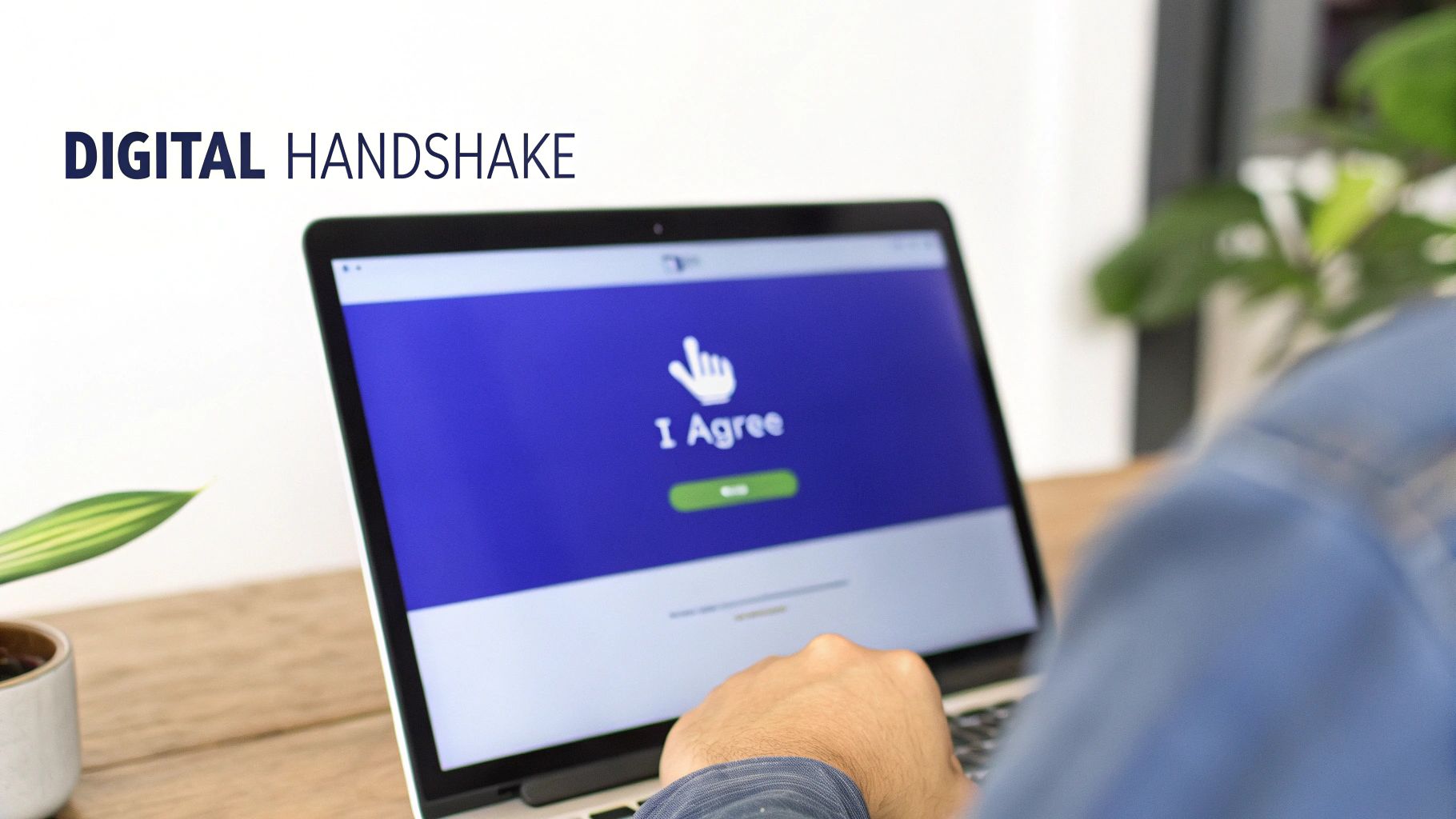 A person electronically signing a document on a tablet with a stylus.