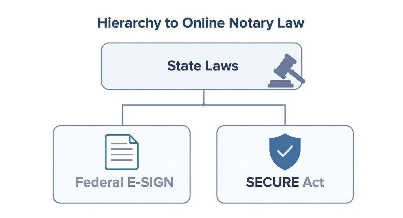 Infographic about is online notary legal