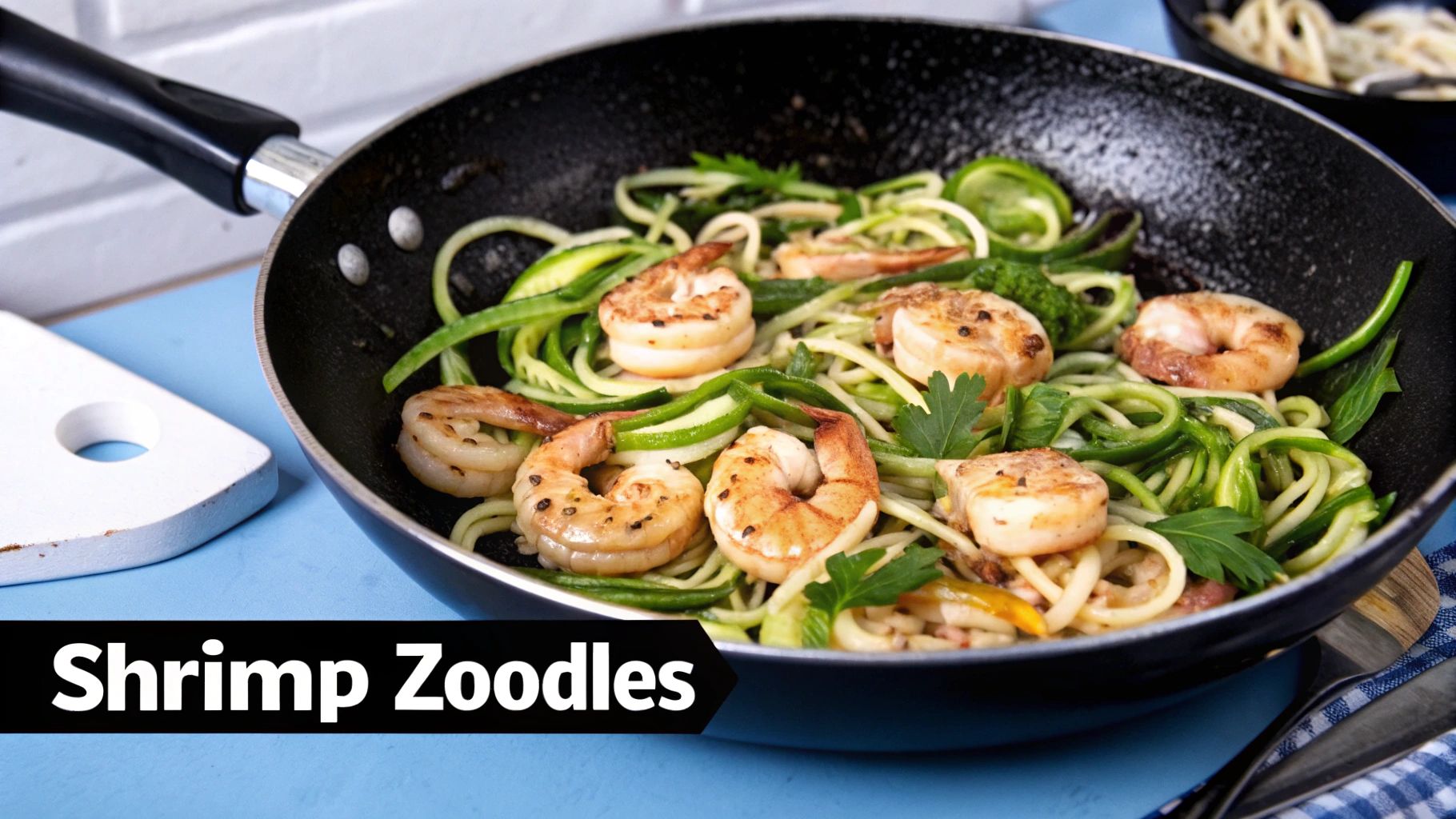 15-Minute Shrimp and Zucchini Noodle Stir-Fry