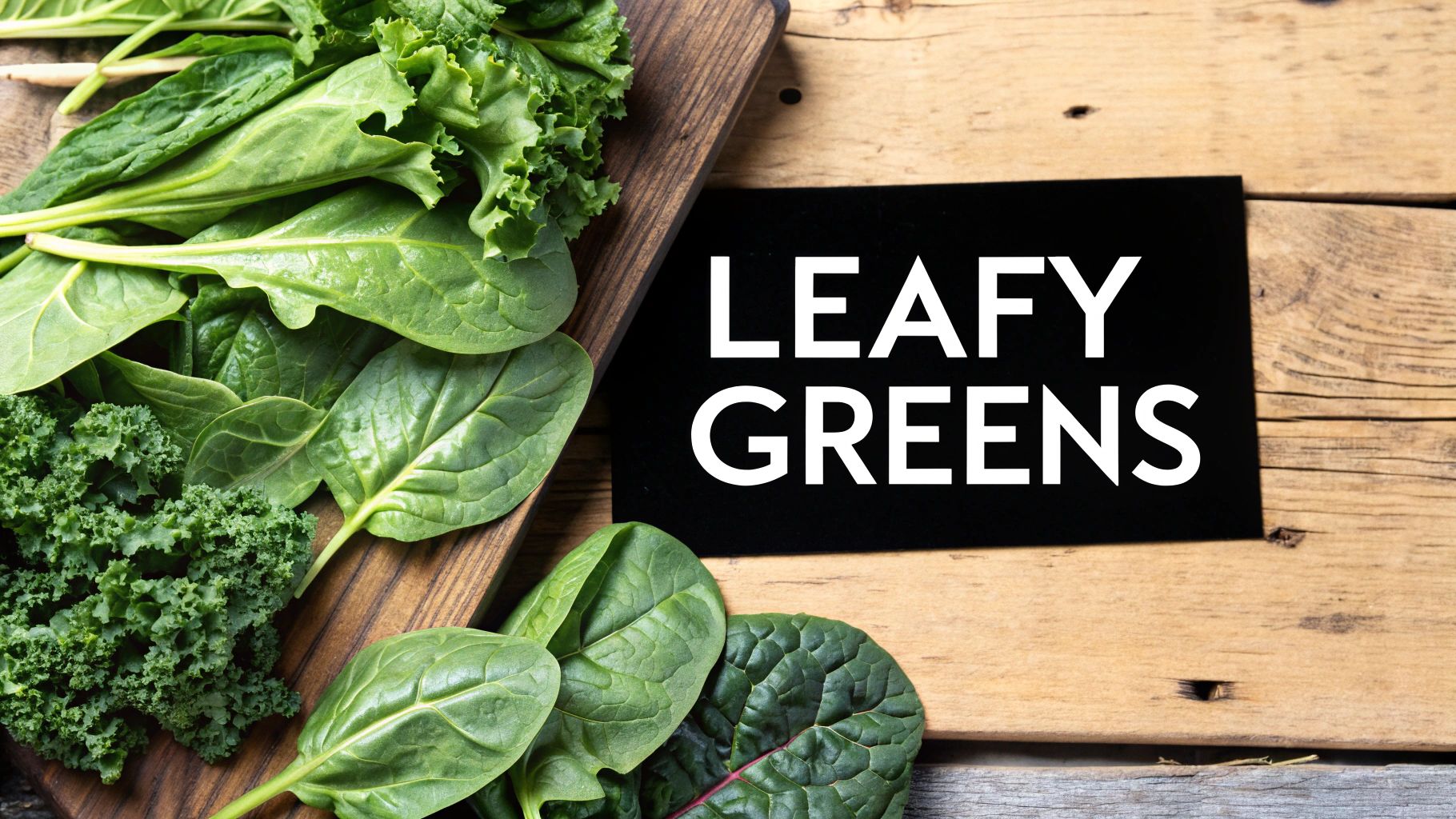 Leafy Green Vegetables (Spinach, Kale, Swiss Chard)