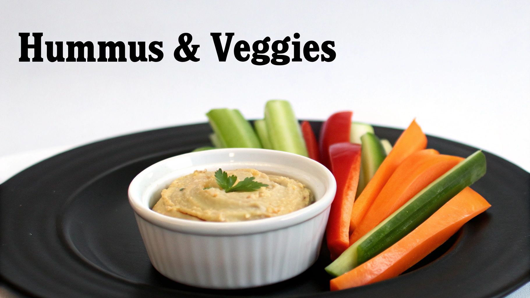 Hummus with Vegetable Sticks