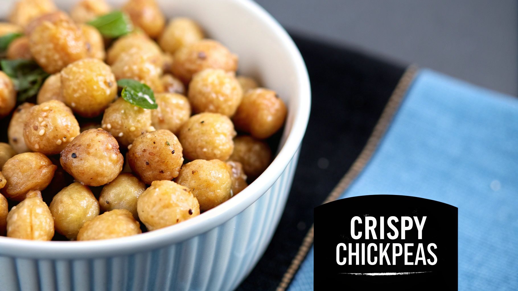 Crispy Air Fryer Chickpeas