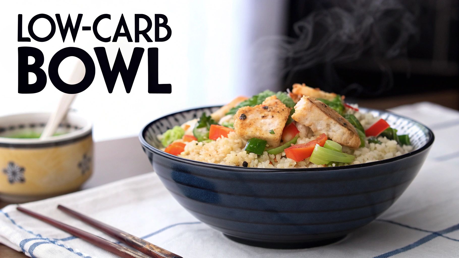 Cauliflower Rice Stir-Fry Bowls