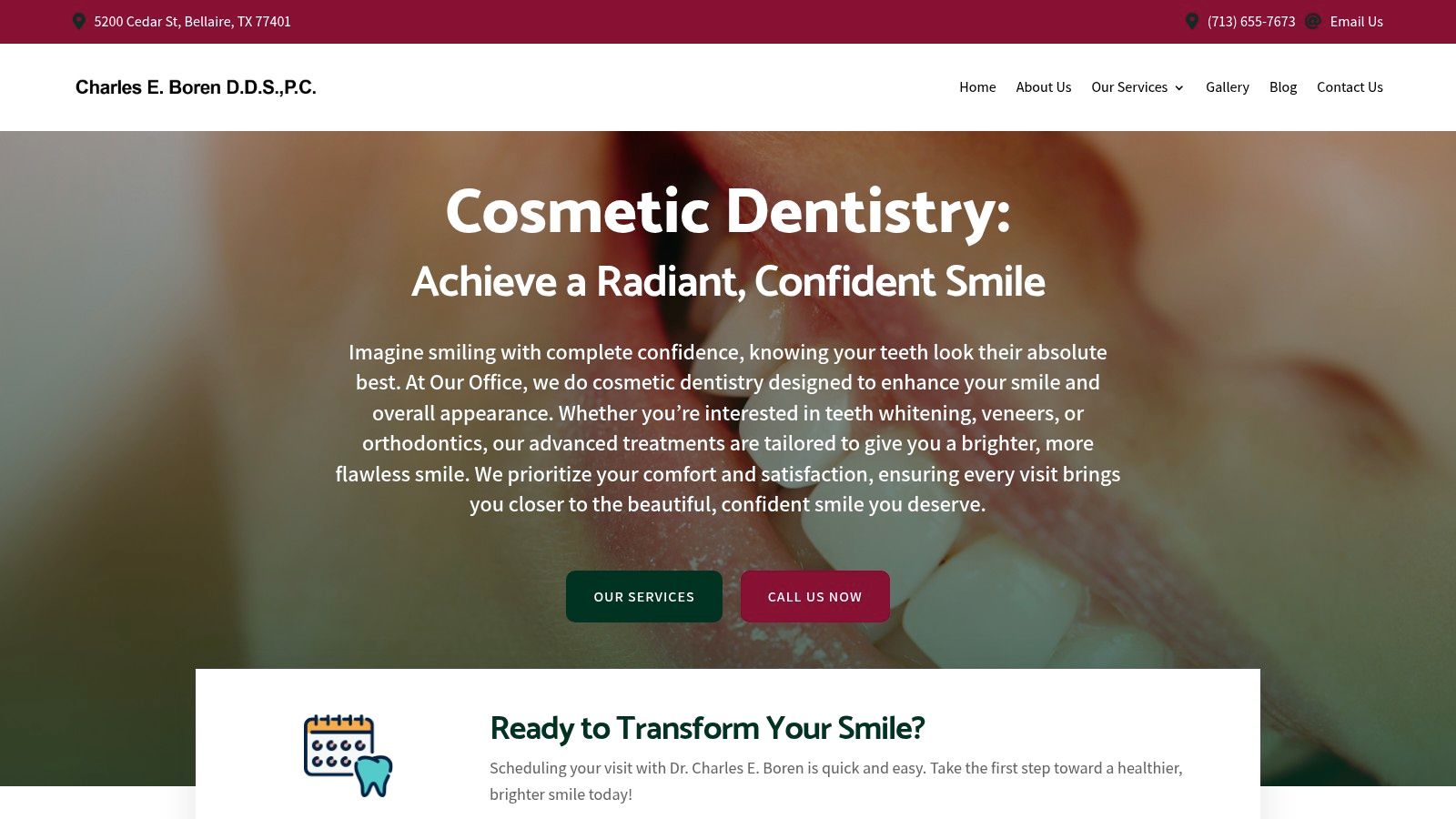 Charles E. Boren | Tooth Reshaping in Bellaire, TX: See the Before and After Difference Cosmetic Dentistry – Charles E. Boren, DDS