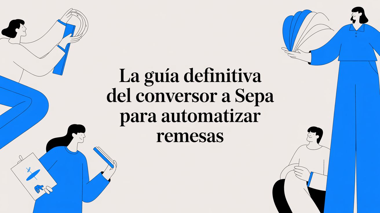 La guía definitiva del conversor a SEPA para automatizar remesas