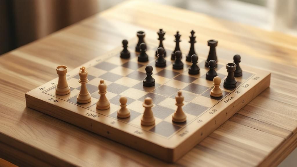 ChessUSA Wooden Chess Set with Coordinates