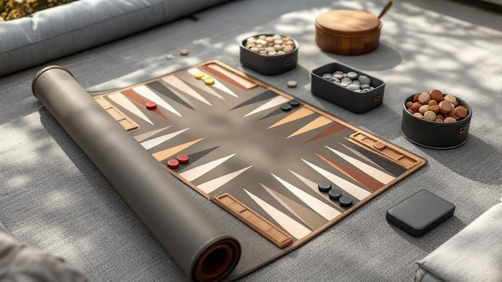 Sondergut Roll-Up Backgammon Set
