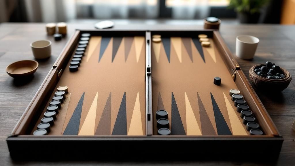 Silverman & Co. Tournament Backgammon Set