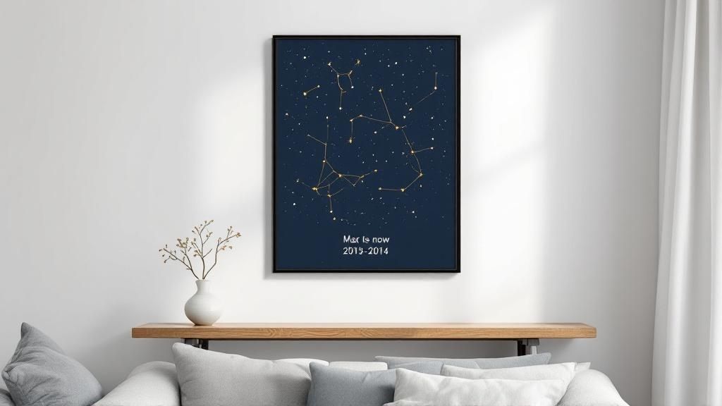 Custom Star Map of Your Special Date