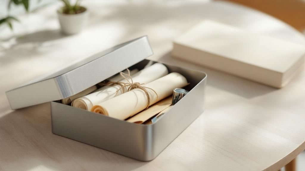 Time Capsule Anniversary Box