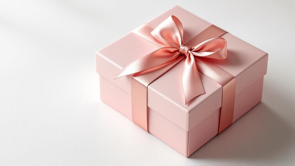 A collection of elegantly wrapped gifts in monochromatic shades of green, adorned with natural eucalyptus sprigs and simple twine, showcasing textural variety.