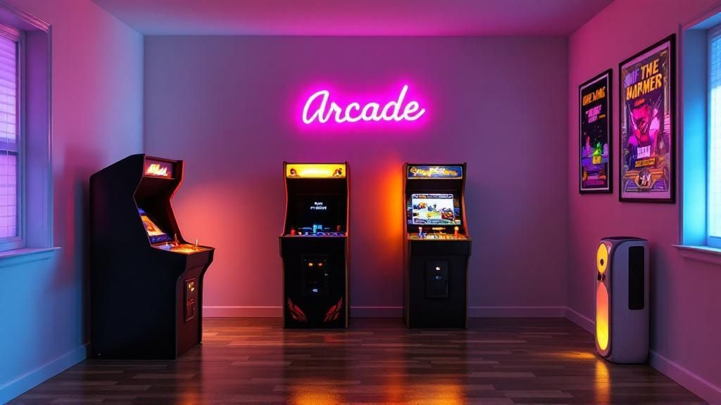 Retro Arcade Room