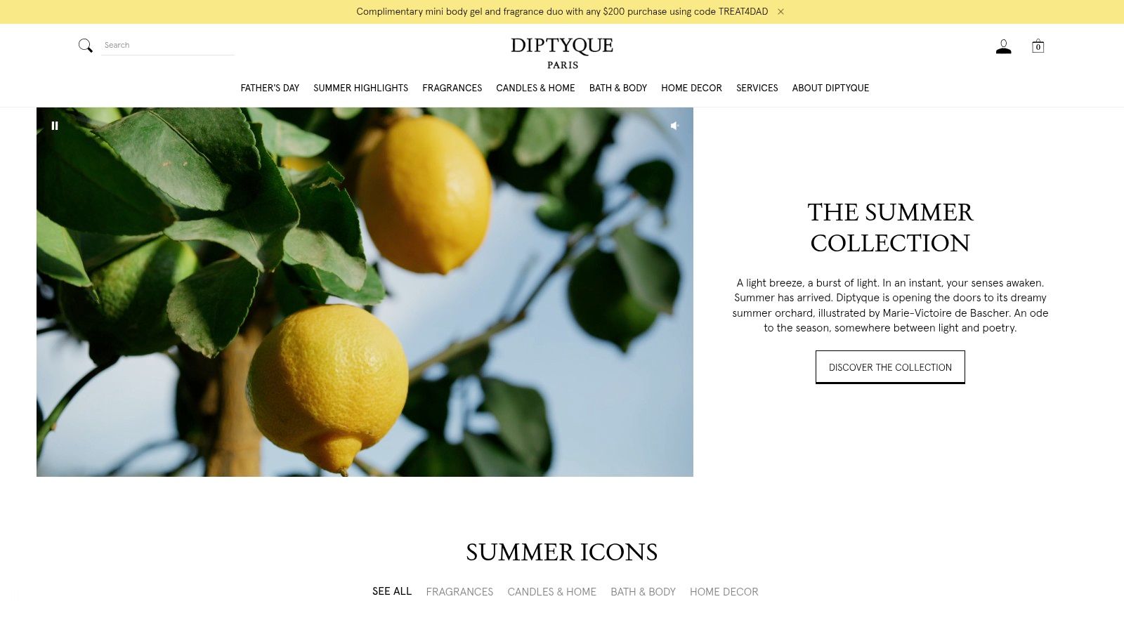 Diptyque Baies Scented Candle