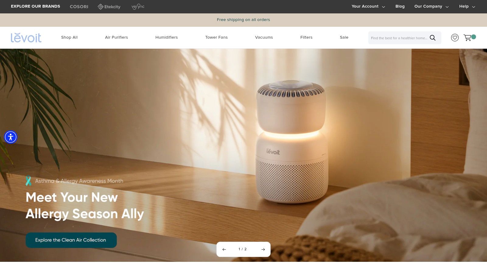 Levoit Core 400S Smart Air Purifier