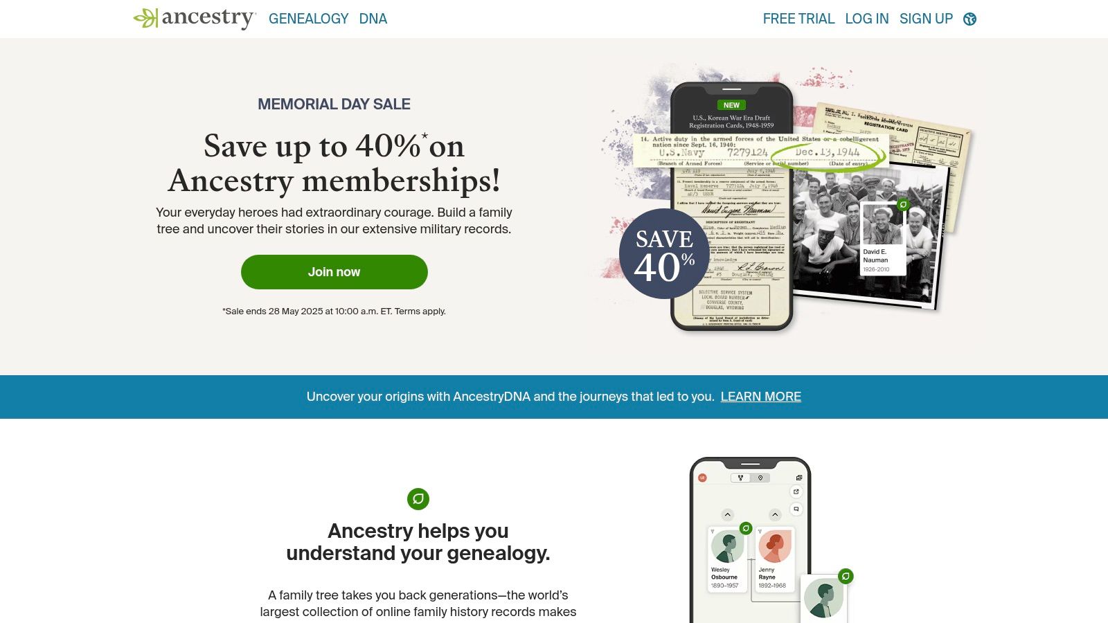 AncestryDNA Genetic Testing Kit
