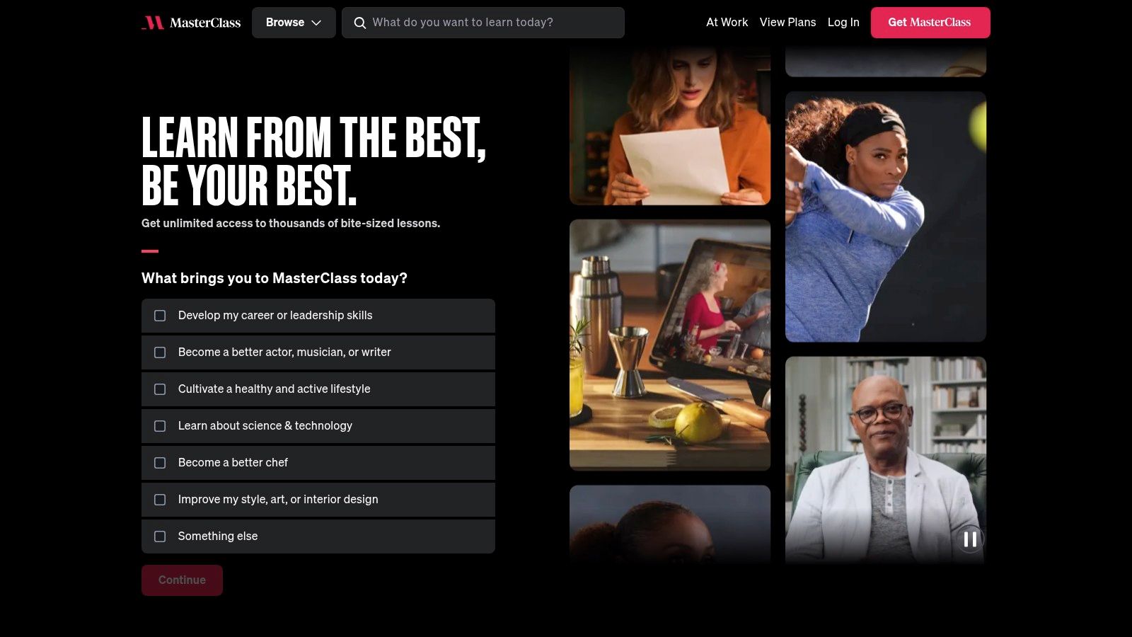 MasterClass Annual Membership