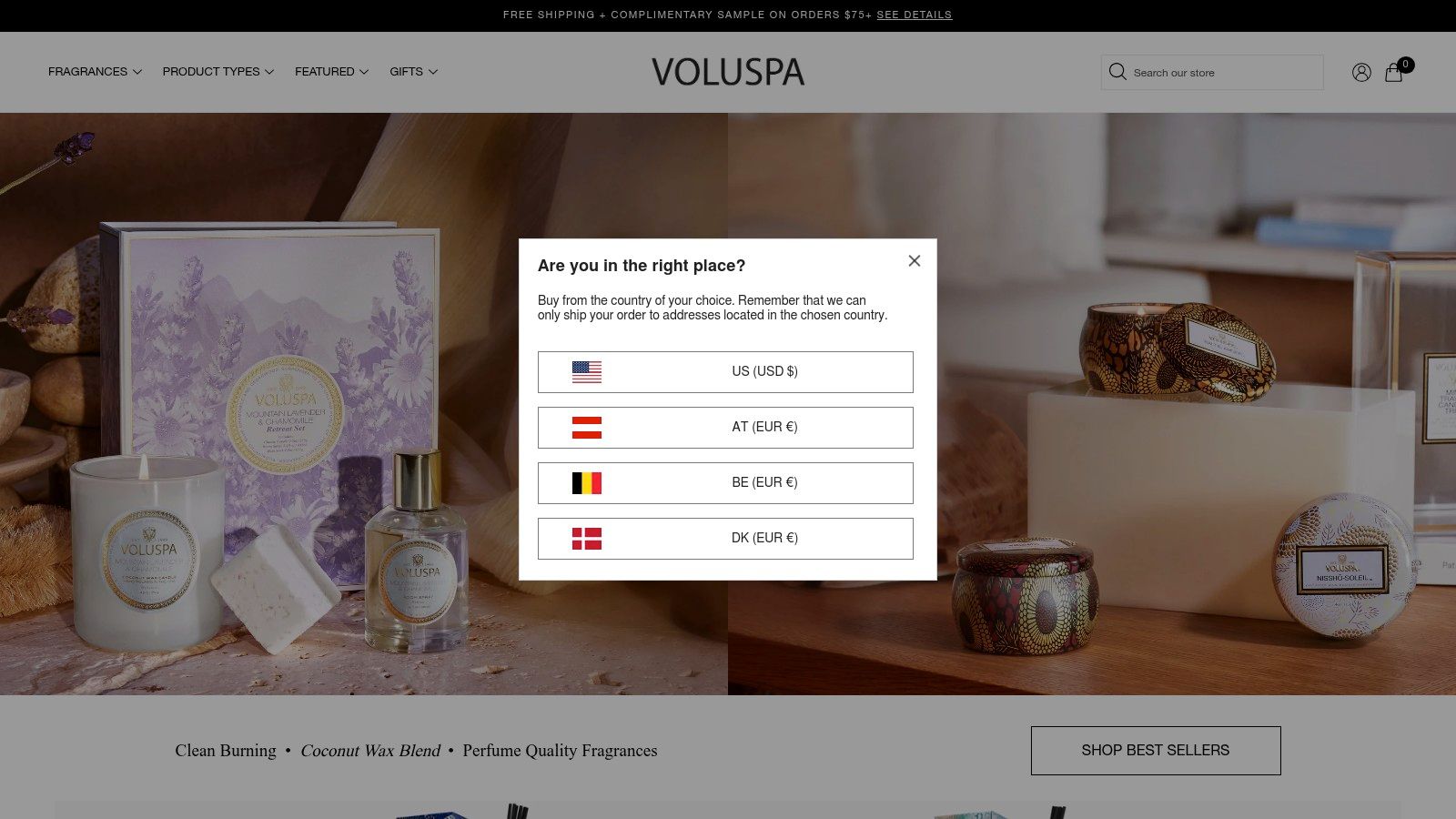 Voluspa Gilt Pomander Candle Collection