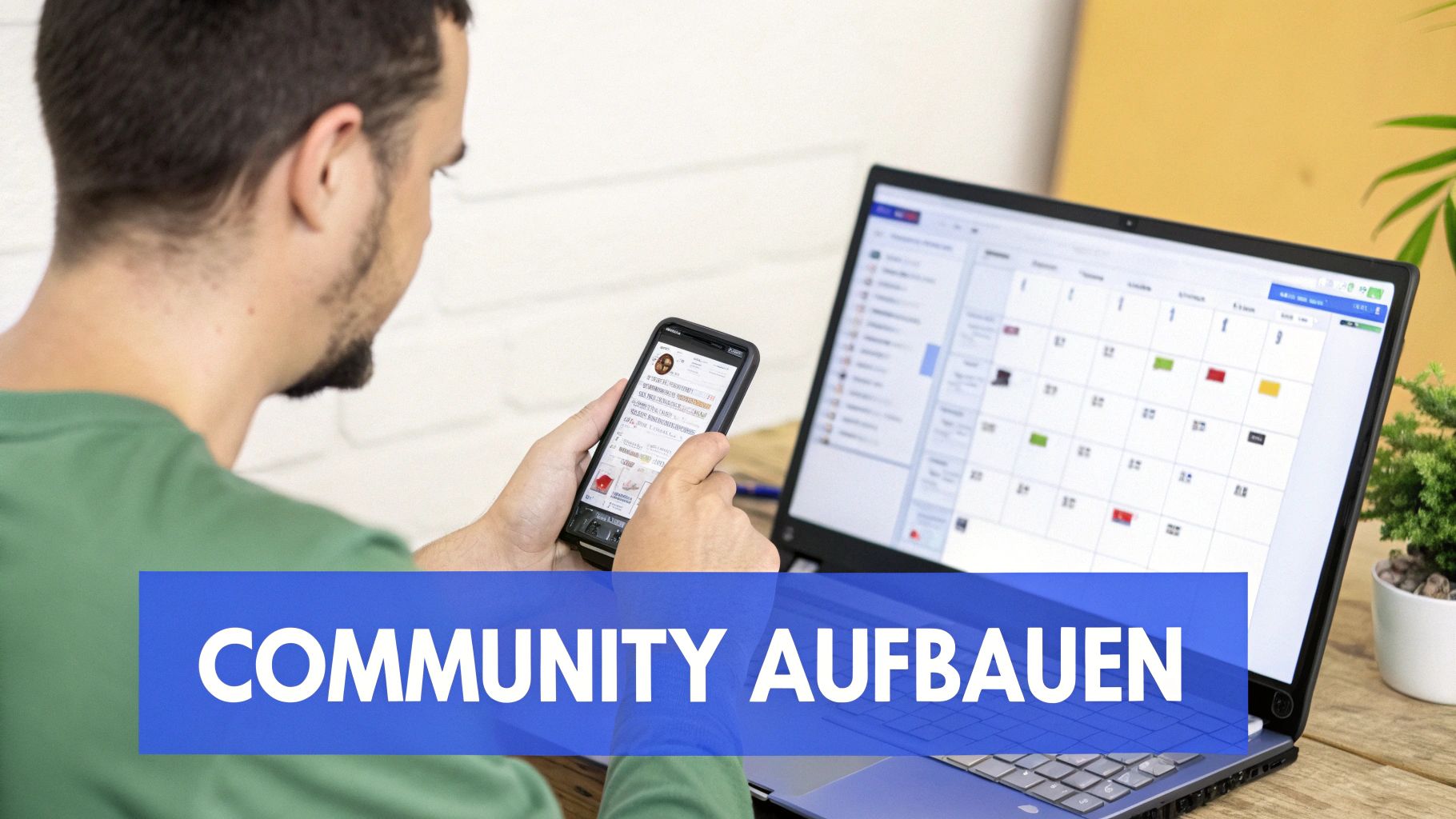 Eine Person analysiert Werbekampagnen-Daten auf einem Laptop