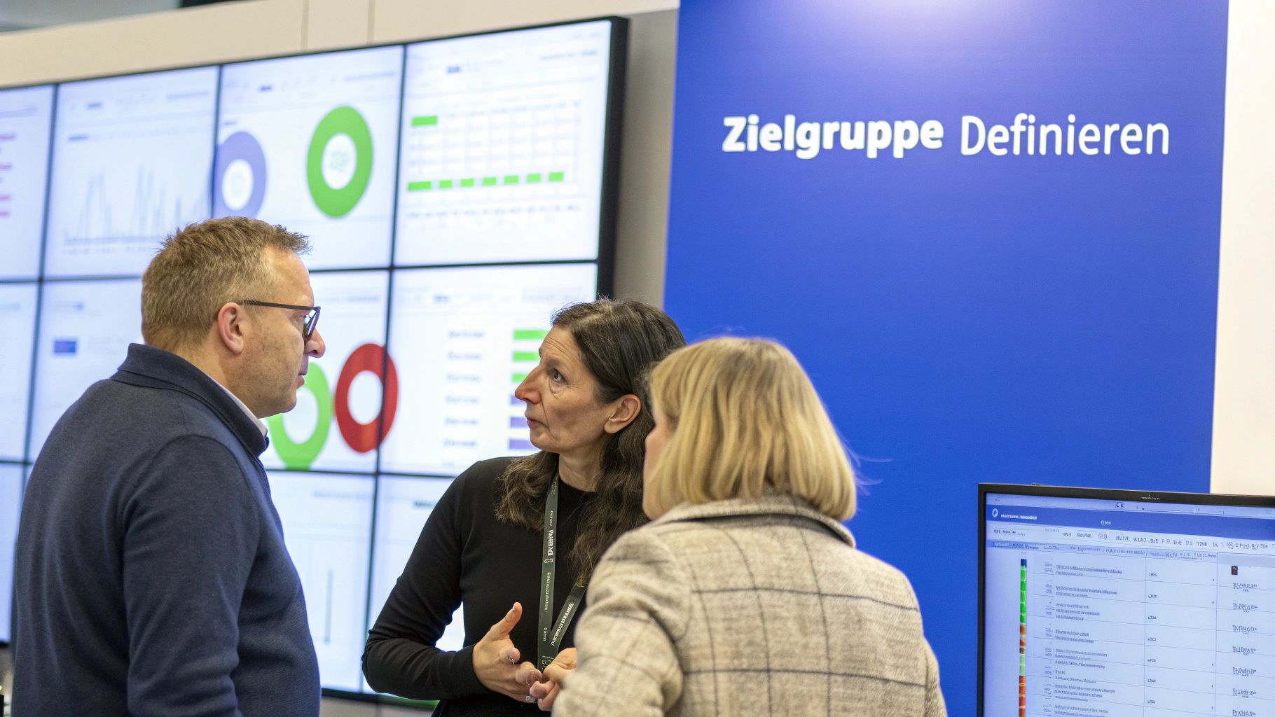 Abstrakte Darstellung von Social Media Icons, die chaotisch angeordnet sind