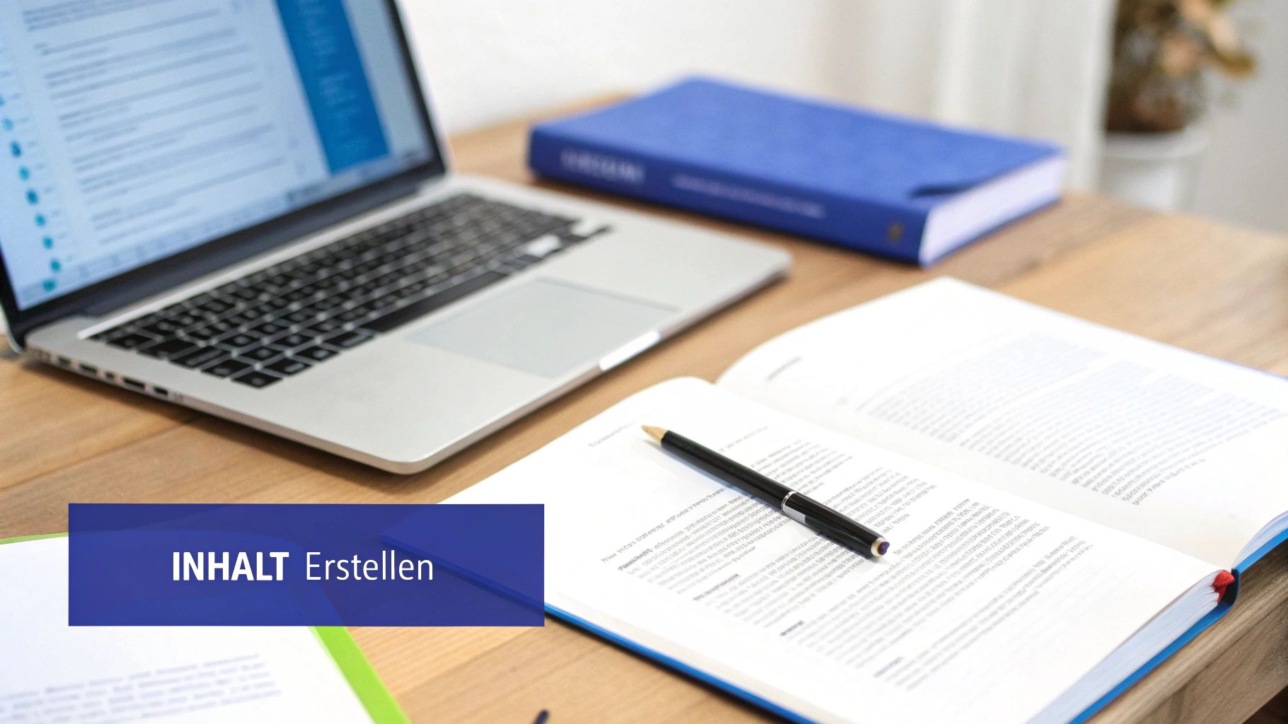 Ein professionell gestaltetes E-Book-Cover, das auf einem Tablet angezeigt wird