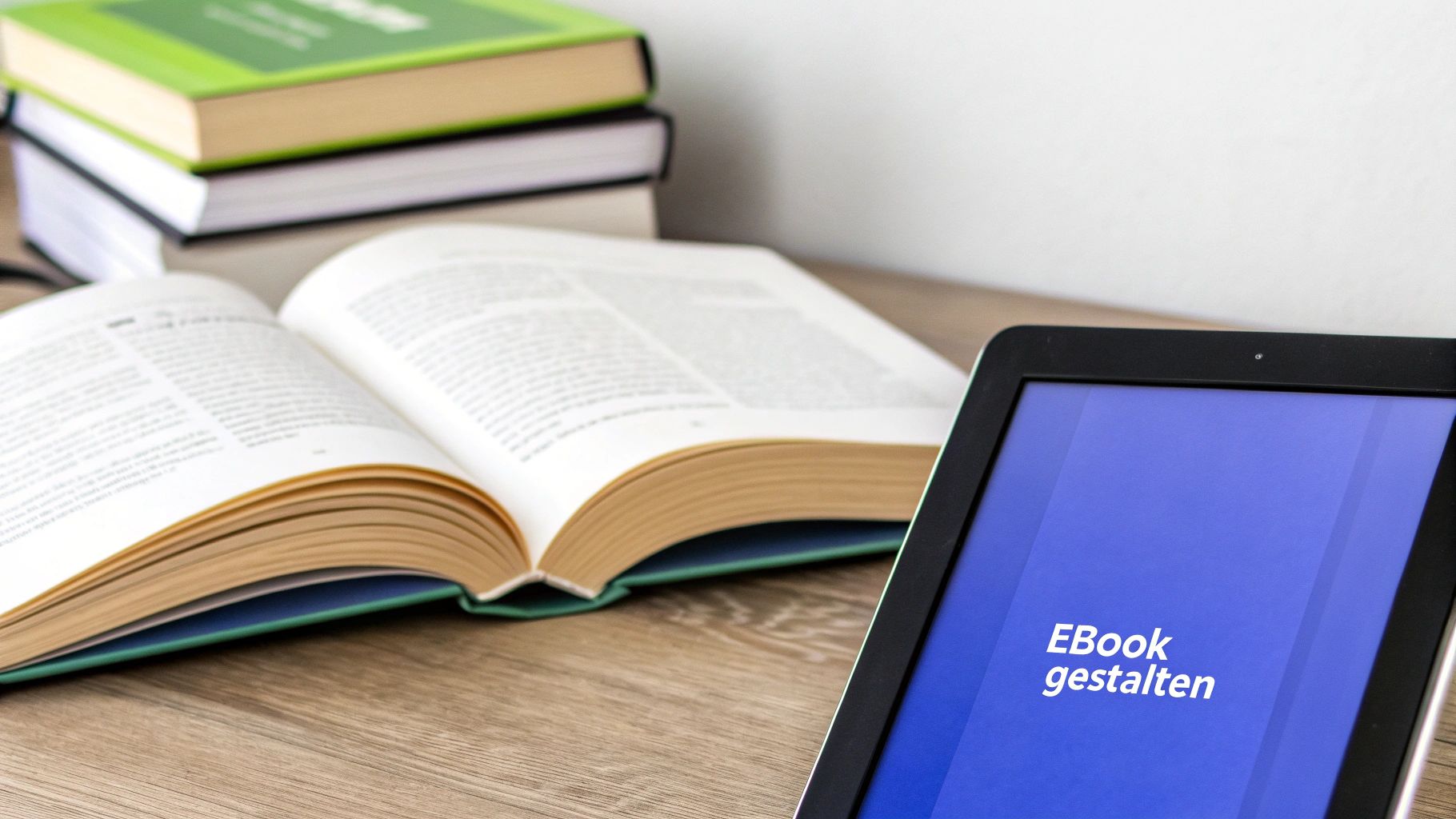 Ein Laptop-Bildschirm zeigt die Benutzeroberfläche von alfima.io, auf der ein E-Book-Verkaufsprozess eingerichtet wird