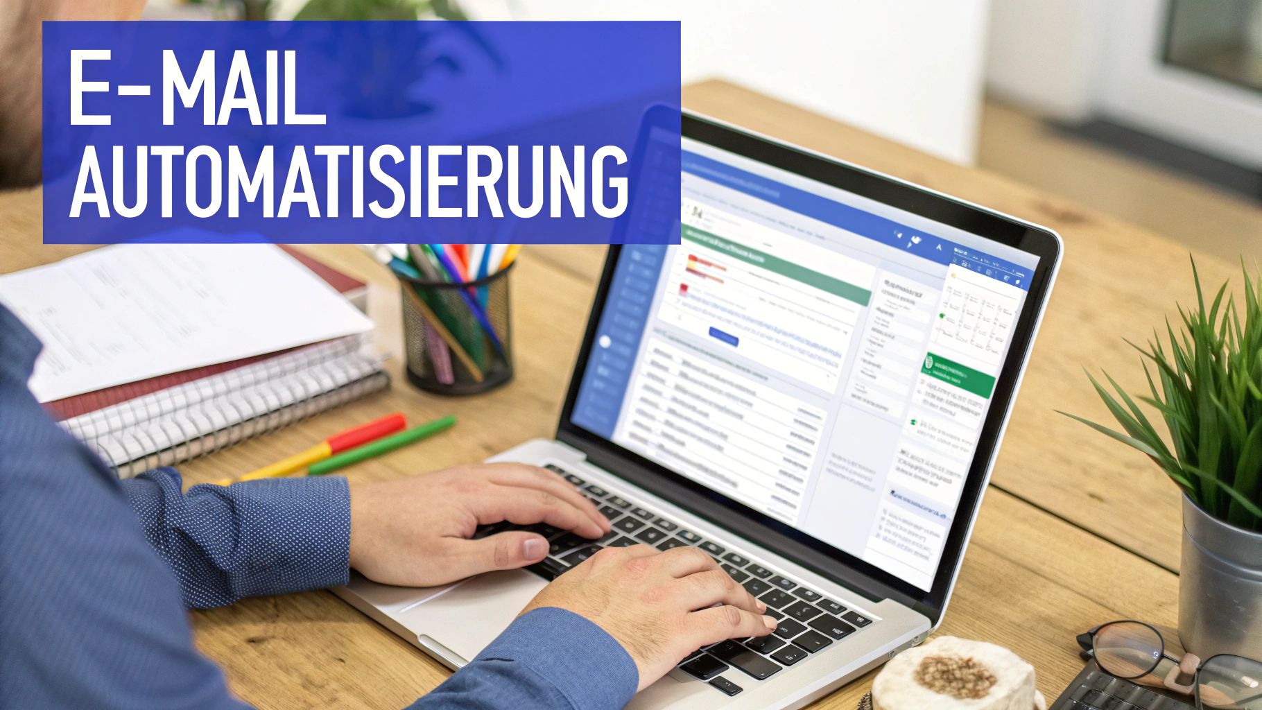 Eine Grafik, die den Prozess der E-Mail-Automatisierung von der Lead-Generierung bis zum Kauf darstellt.