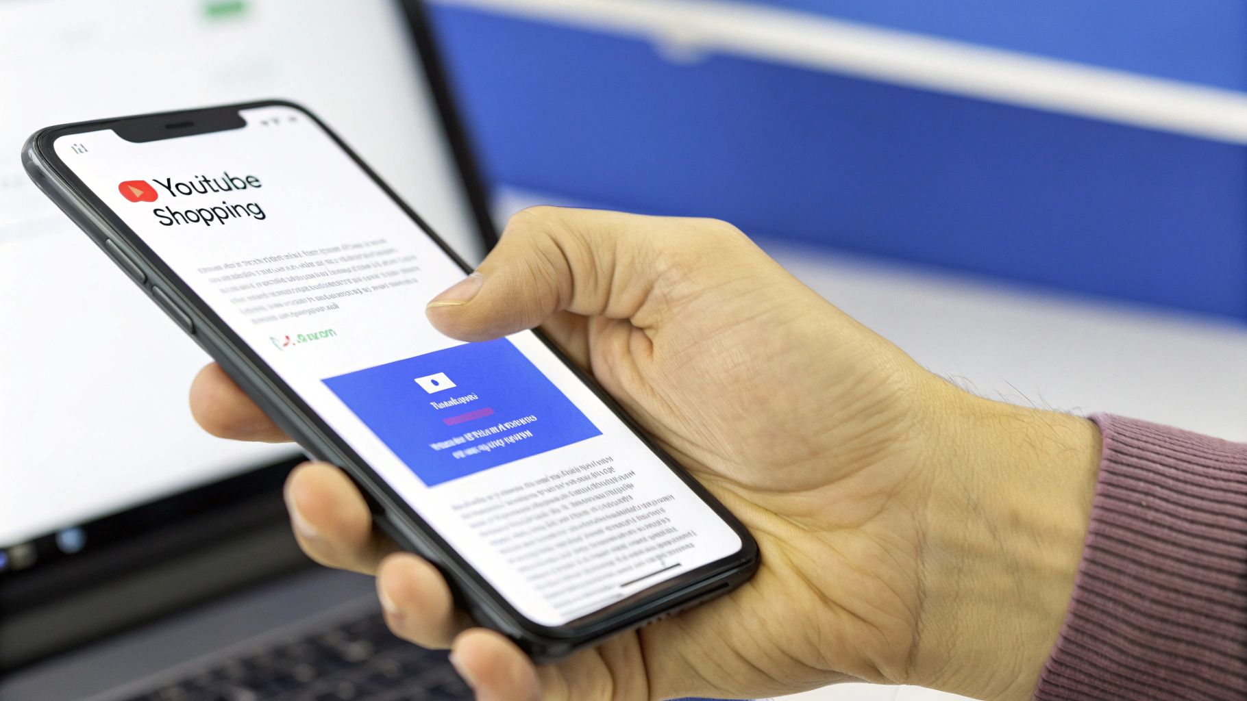 YouTube Shopping and Product Showcase