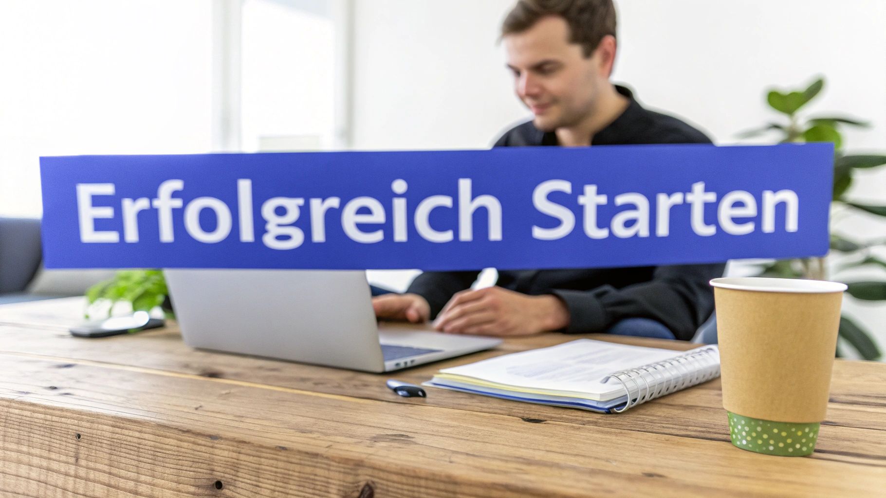 Eine Person zeichnet strategische Diagramme an eine Glaswand, was die Entwicklung einer klaren Positionierung symbolisiert.