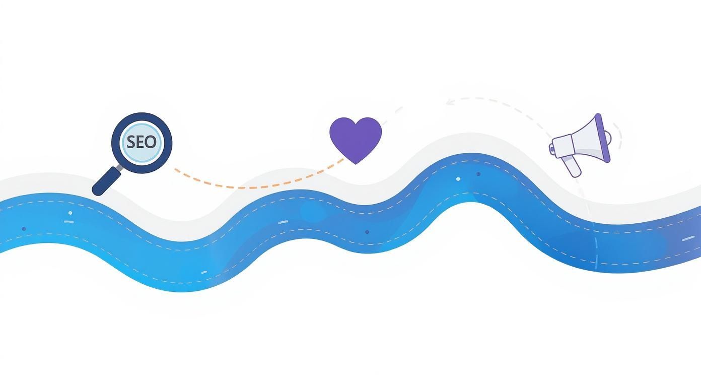 Infographic about digital marketing lernen