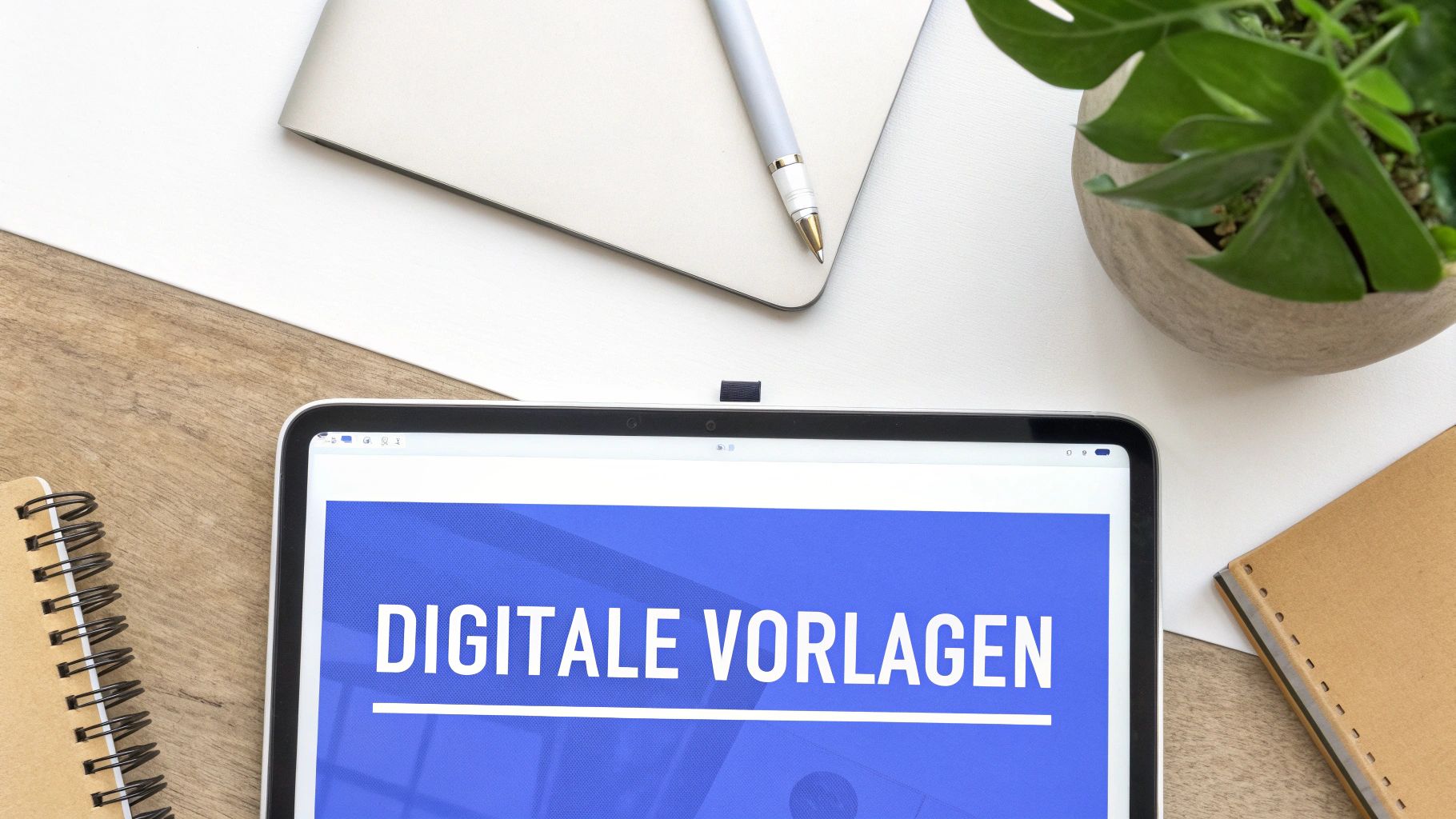 Digitale Assets und Templates