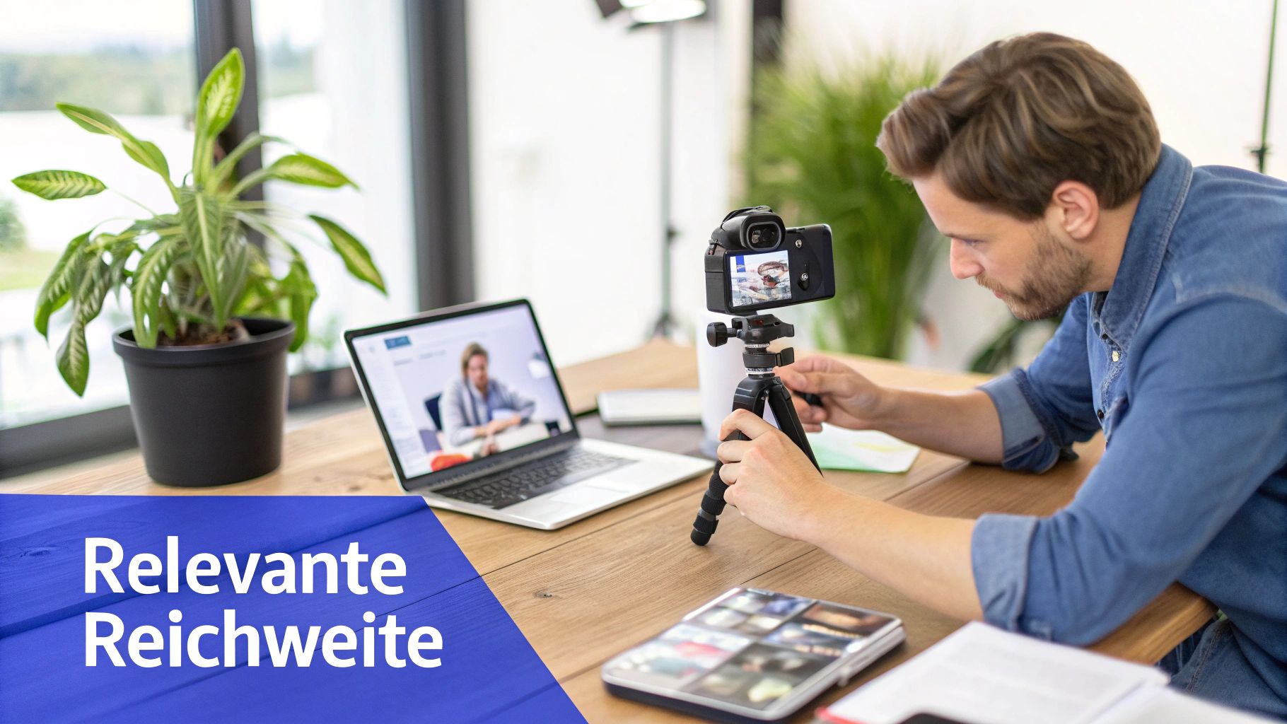 Personen interagieren mit Social Media auf ihren Smartphones