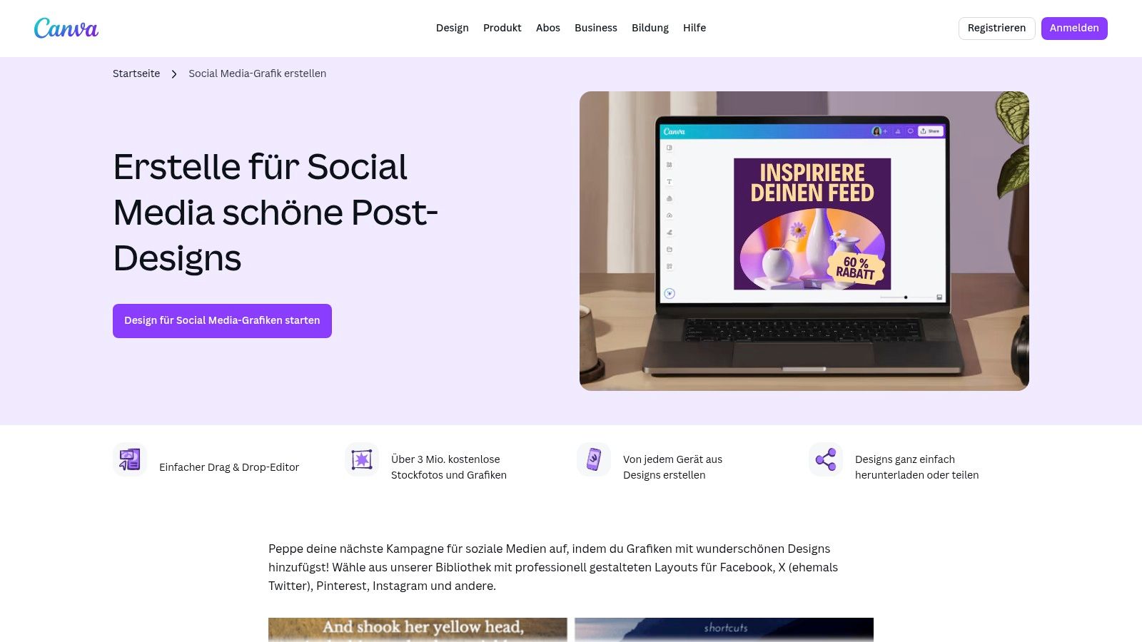 1. Canva: Die visuelle Content-Planung für Kreative
