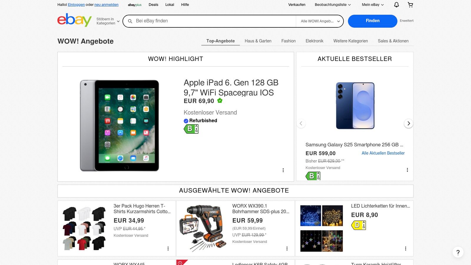 eBay.de (WOW! Trending)