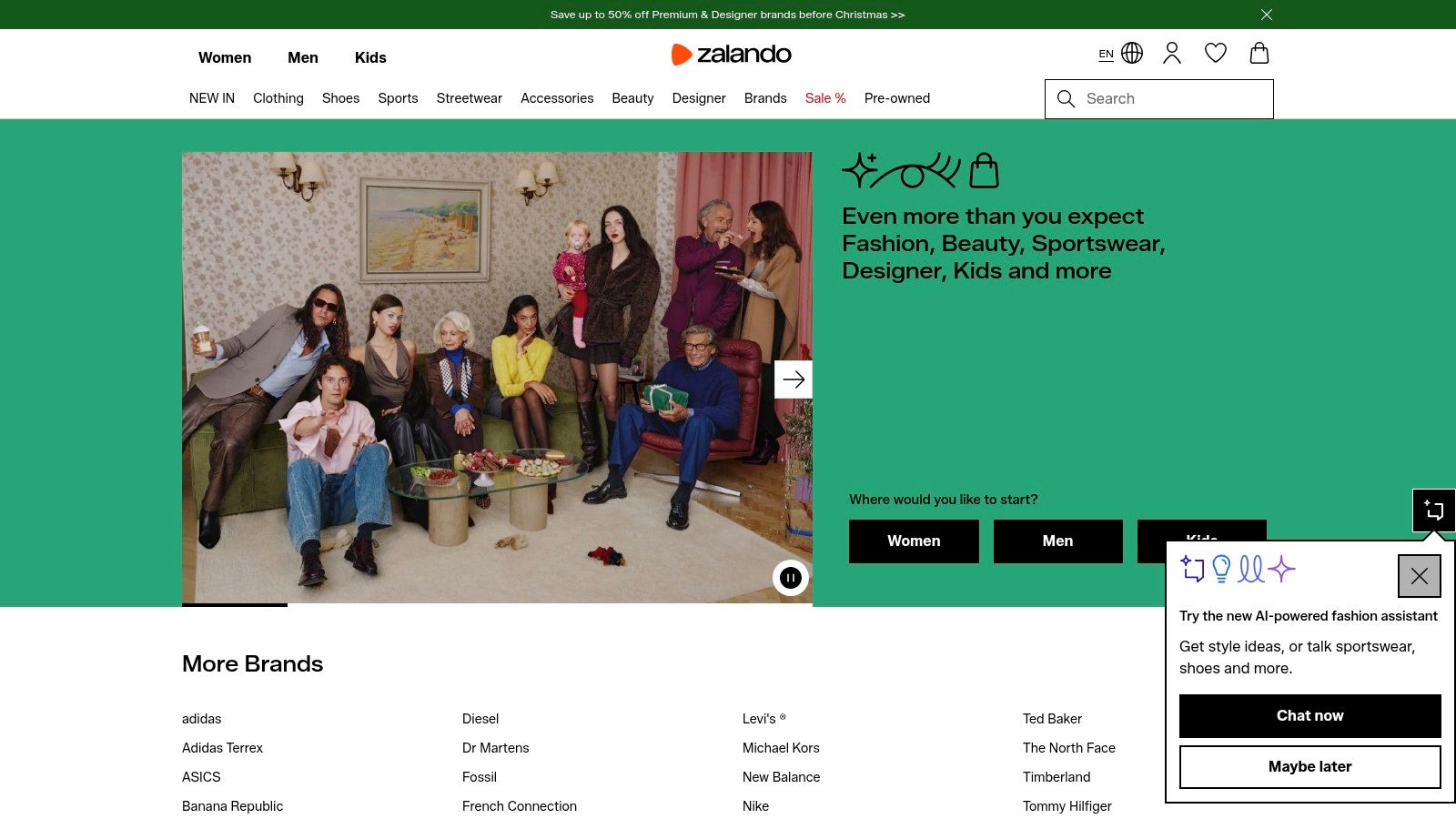 Zalando.de – Fashion‑Marktplatz mit 'Top‑Seller'-Kennzeichnung