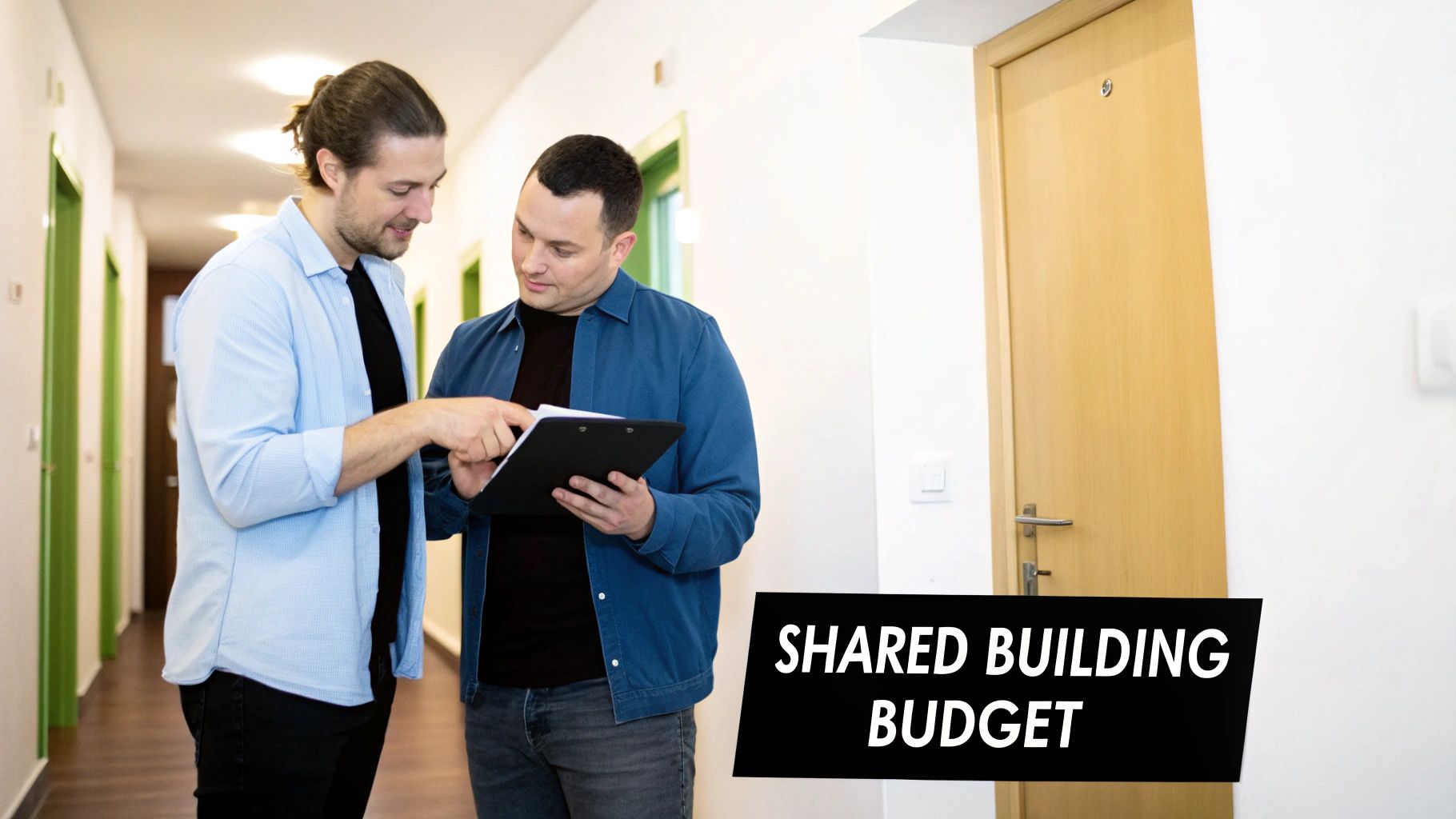 A modern apartment building with balconies, representing a property that requires service charge management.