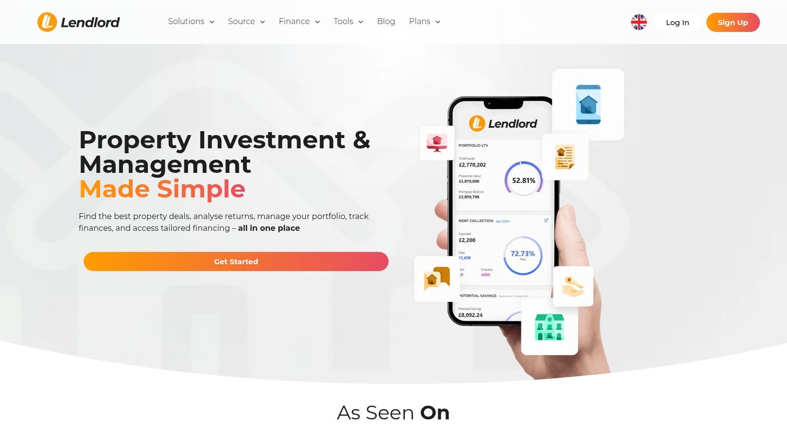 Lendlord – Portfolio Platform with Yield/HMO tools