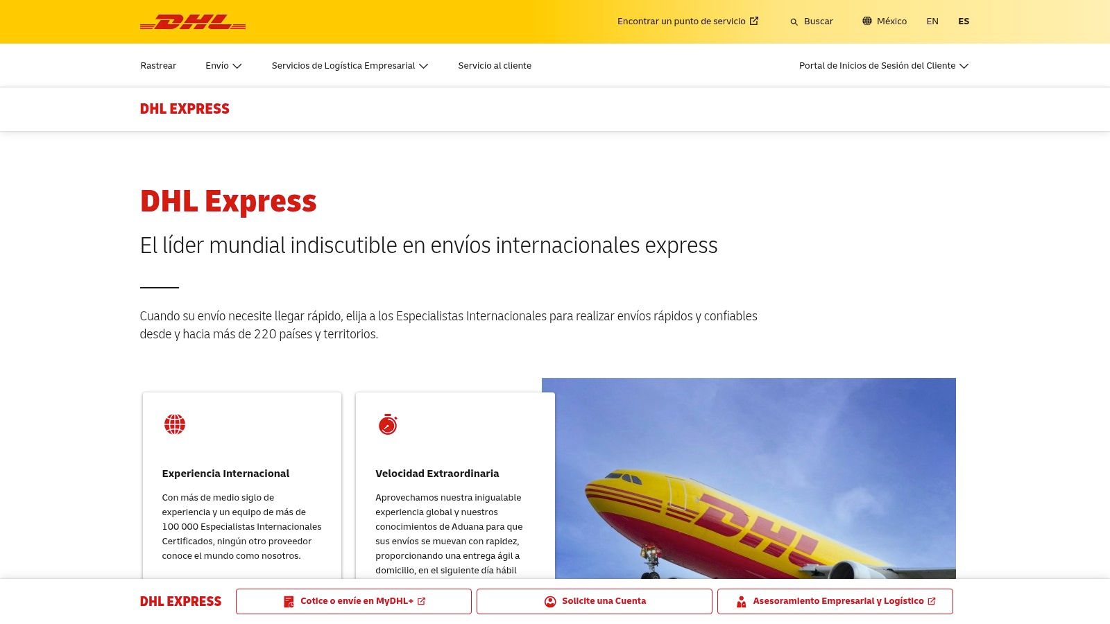 DHL Express México (MyDHL+)